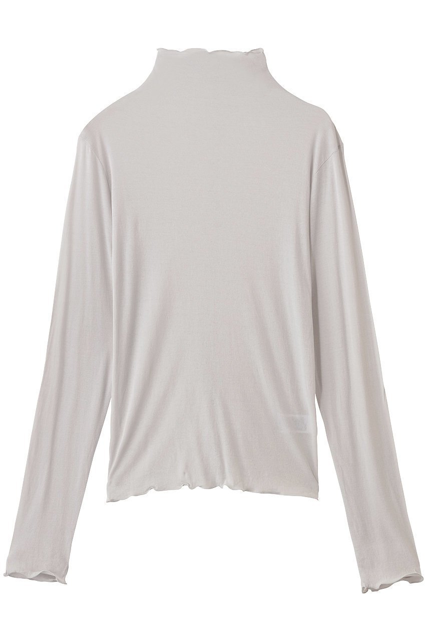 【スリー ドッツ/three dots】のソフトシースルー メロウタートル インテリア・キッズ・メンズ・レディースファッション・服の通販 founy(ファニー) ファッション Fashion レディースファッション Fashion for Women トップス・カットソー Cut & Sew Tops シャツ・ブラウス・オフィスカジュアル Elegant Blouses & Button-Ups ロングTシャツ・Tシャツ Longline T-Shirts & Tees カットソー・ベーシックTシャツ Cut-and-Sewn Tops / Stretch Tees & Basics インナー Innerwear キャミソール Camisole, Spaghetti Strap Top スウェット / スエット Sweatshirt, Sweatwear スリーブ Sleeve, Long Sleeve / Short Sleeve ロング Long, Long-Length 春 Spring クールグレー|ID: prp329100004899460 ipo3291000000036657056