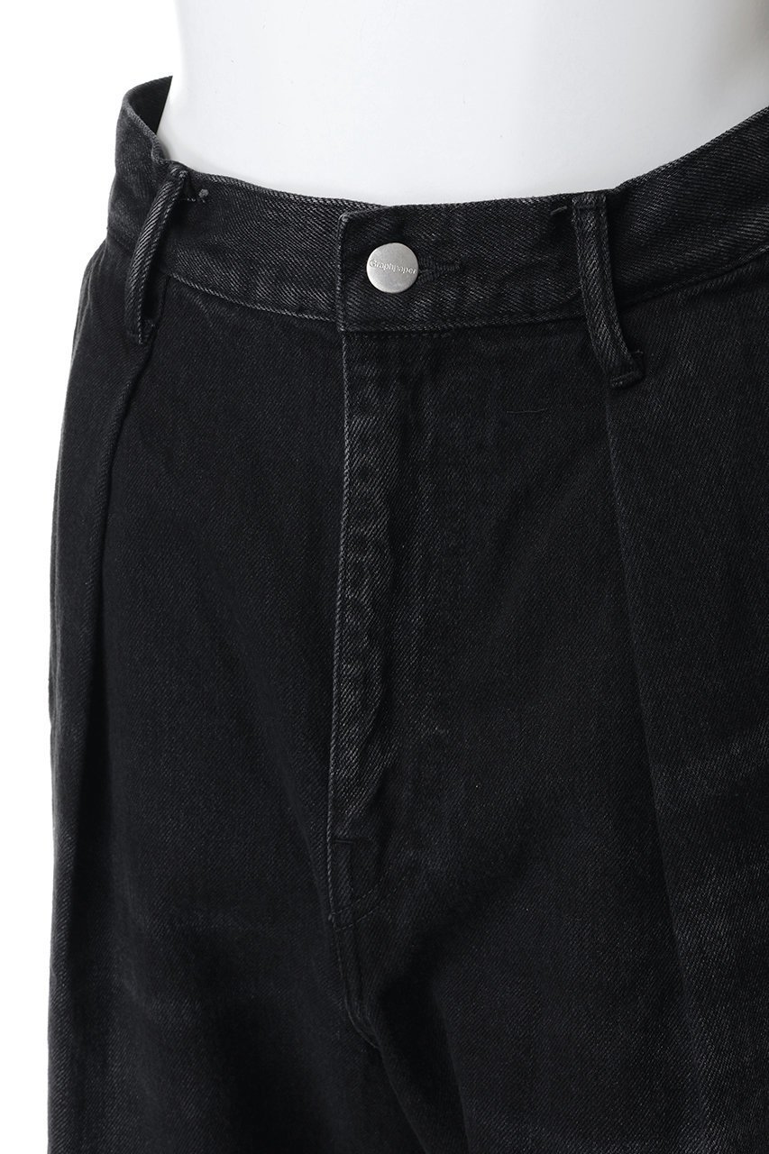 【グラフペーパー/Graphpaper】のSelvage Denim Two Tuck Wide Pants 人気、トレンドファッション・服の通販 founy(ファニー) 　ファッション　Fashion　レディースファッション　Fashion for Women　パンツ　Pants & Trousers　デニムパンツ・ジーンズ・美脚デニム　Denim Jeans & Pants　デニム　Denim, Jeans Material　モダン　Modern, Contemporary　エレガント 上品　Elegant　other-5|ID: prp329100004899503 ipo3291000000036657365