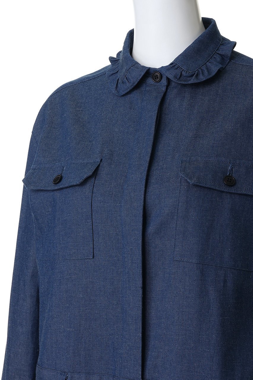 【ビリティス ディセッタン/Bilitis dix-sept ans】のデニムオールインワン 人気、トレンドファッション・服の通販 founy(ファニー) 　ファッション　Fashion　レディースファッション　Fashion for Women　パンツ　Pants & Trousers　インナー　Innerwear　デニム　Denim, Jeans Material　フリル　Frill, Ruffle　レース　Lace, Lace Fabric　ロールアップ　Roll-Up, Cuffed Hem　ワーク　Workwear, Utility Style　other-5|ID: prp329100004899515 ipo3291000000036657463