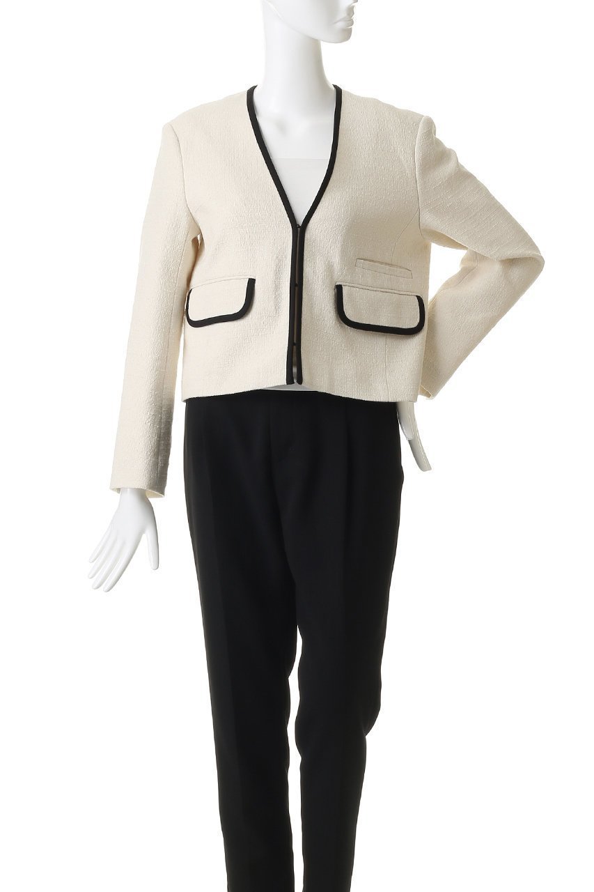 【デザイン ワークス/DESIGN WORKS】のロービングドビーショートパイピングジャケット 人気、トレンドファッション・服の通販 founy(ファニー) 　ファッション　Fashion　レディースファッション　Fashion for Women　アウター　Coat / Outerwear Collection　レディースジャケット・軽アウター　Jackets　ウォーム　Warm Fabric　ショート　Short, Short Length　ジャケット　Jacket, Outerwear　セットアップ　Set-Up, Coordinated Outfit　ツイード　Twill, Twill Weave　バランス　Balance, Style Balance　パイピング　Piping, Trim Design　ベスト　Vest, Waistcoat　ボトム　Bottoms, Lower Wear　モダン　Modern, Contemporary　再入荷　Restock / Back in Stock　other-2|ID: prp329100004899523 ipo3291000000036657505