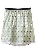 【メゾンスペシャル/MAISON SPECIAL】のDot Spandex Mini Skirt/ドットスパンコールミニスカート LIME(ライム)|ID: prp329100004899529 ipo3291000000036657545