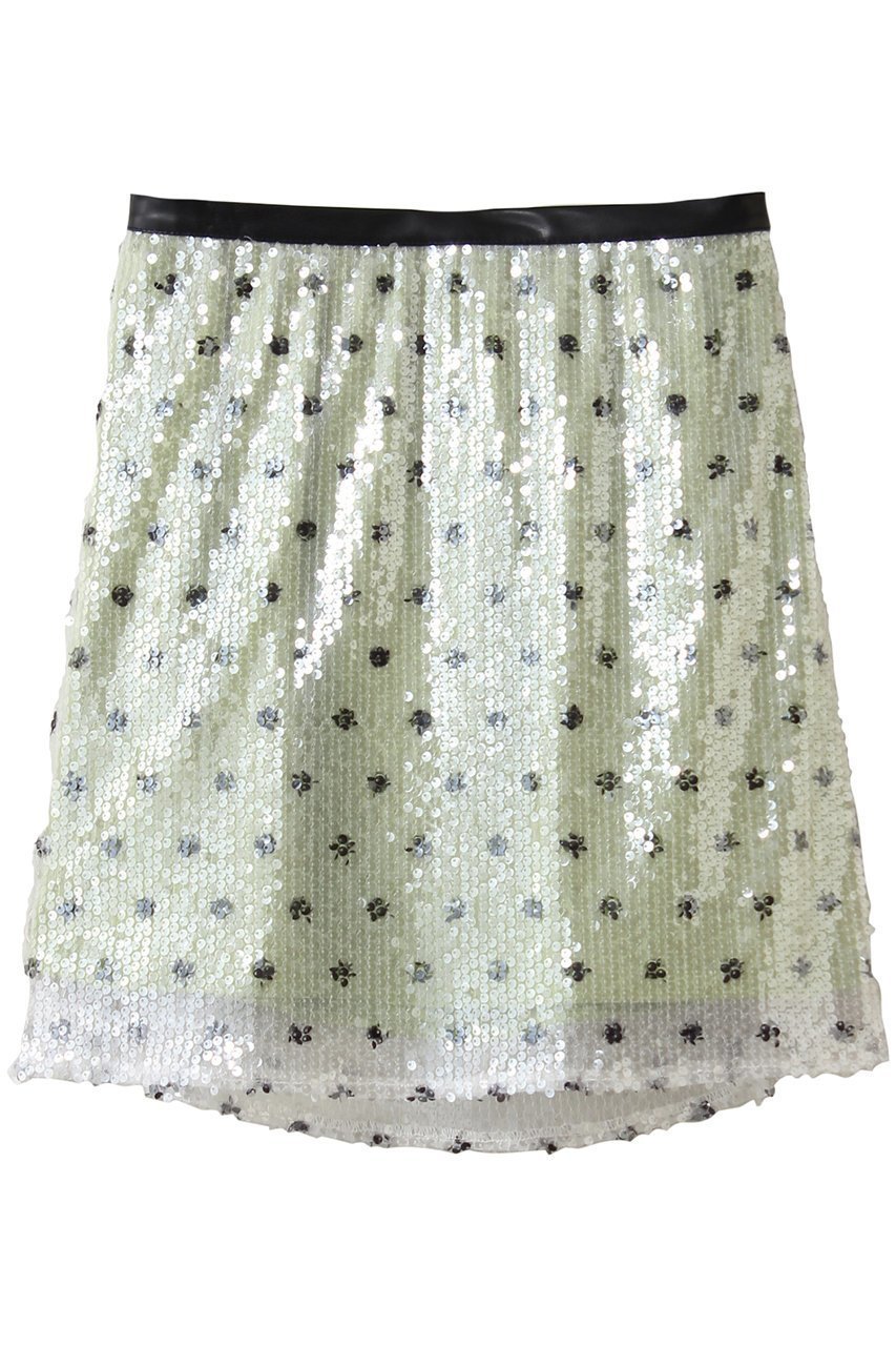 【メゾンスペシャル/MAISON SPECIAL】のDot Spandex Mini Skirt/ドットスパンコールミニスカート インテリア・キッズ・メンズ・レディースファッション・服の通販 founy(ファニー) 　ファッション　Fashion　レディースファッション　Fashion for Women　スカート　Skirts　ミニスカート　Mini Skirts　おすすめ　Recommended / Our Picks　スウェット / スエット　Sweatshirt, Sweatwear　スパンコール　Sequins, Sequin Embellishment　ミニスカート　Mini Skirt, Short Skirt　LIME(ライム)|ID: prp329100004899529 ipo3291000000036657545