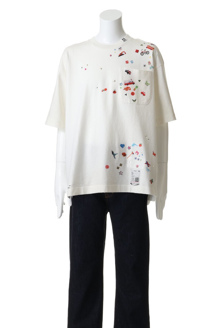 【メゾン ミハラヤスヒロ/Maison MIHARA YASUHIRO / MEN】の【MEN】【Maison MIHARA YASUHIRO】KIDS STICKERTシャツ 人気、トレンドファッション・服の通販 founy(ファニー) 　ファッション　Fashion　メンズファッション　Fashion for Men　トップス・カットソー　Cut & Sew Tops　メンズシャツ　Shirts　ショート　Short, Short Length　スリーブ　Sleeve, Long Sleeve / Short Sleeve　other-2|ID: prp329100004899538 ipo3291000000036657627