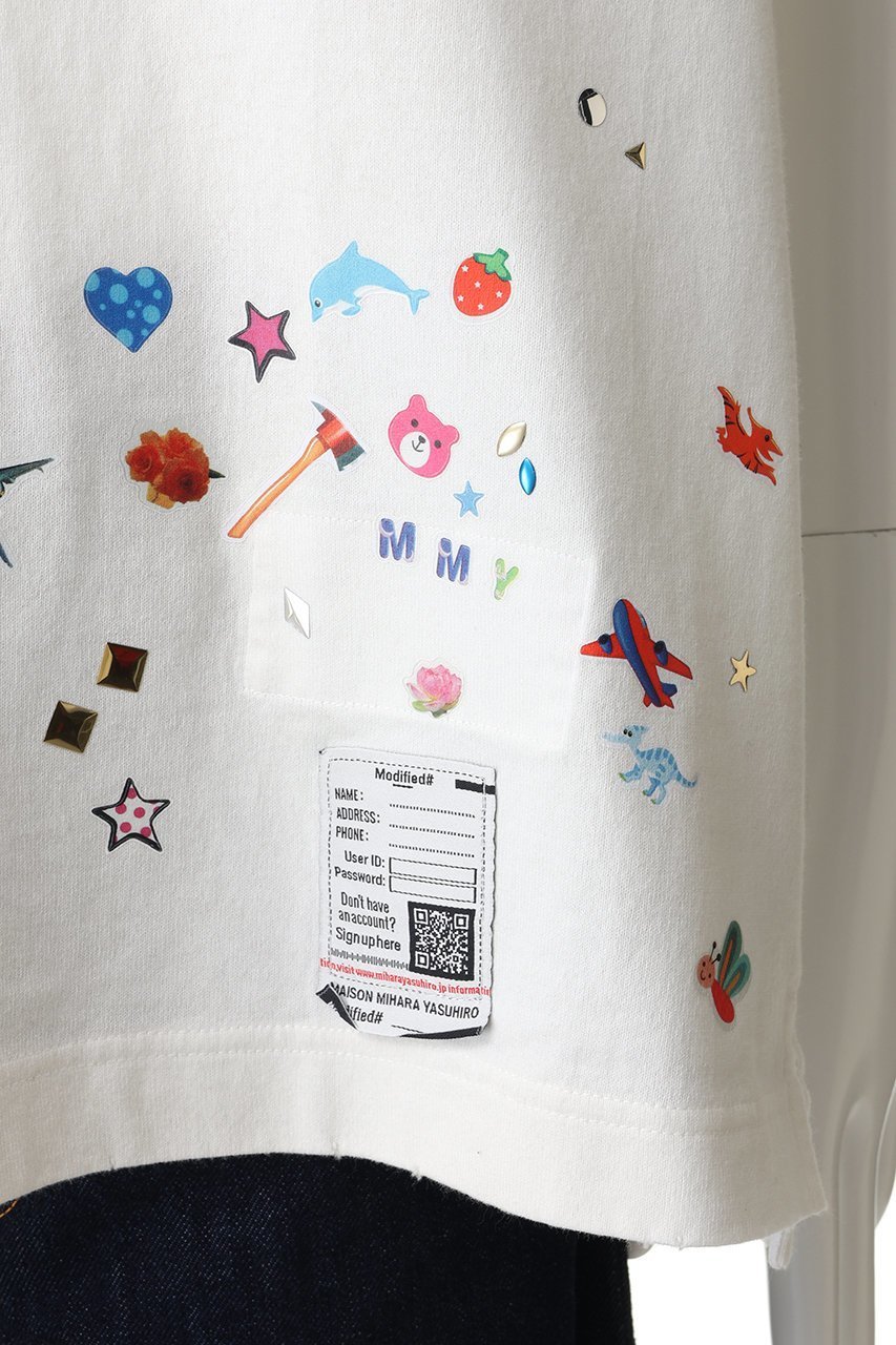 【メゾン ミハラヤスヒロ/Maison MIHARA YASUHIRO / MEN】の【MEN】【Maison MIHARA YASUHIRO】KIDS STICKERTシャツ 人気、トレンドファッション・服の通販 founy(ファニー) 　ファッション　Fashion　メンズファッション　Fashion for Men　トップス・カットソー　Cut & Sew Tops　メンズシャツ　Shirts　ショート　Short, Short Length　スリーブ　Sleeve, Long Sleeve / Short Sleeve　other-6|ID: prp329100004899538 ipo3291000000036657633