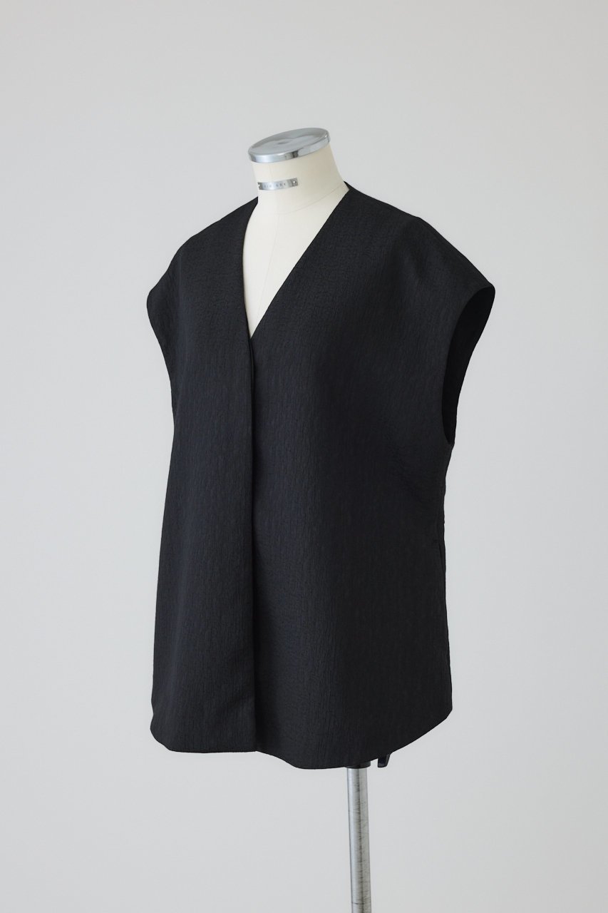 【リムアーク/RIM.ARK】の【4/1 10:00販売開始】Glossy JQ shape vest/ベスト 人気、トレンドファッション・服の通販 founy(ファニー) 　ファッション　Fashion　レディースファッション　Fashion for Women　アウター　Coat / Outerwear Collection　レディースジャケット・軽アウター　Jackets　おすすめ　Recommended / Our Picks　シェイプ　Shape, Slim Fit　ジャケット　Jacket, Outerwear　セットアップ　Set-Up, Coordinated Outfit　ベスト　Vest, Waistcoat　エレガント 上品　Elegant　ビジネス 仕事 通勤　Business / Work / Commuting　新作・新入荷　New Arrivals / New In　other-2|ID: prp329100004899543 ipo3291000000036657663