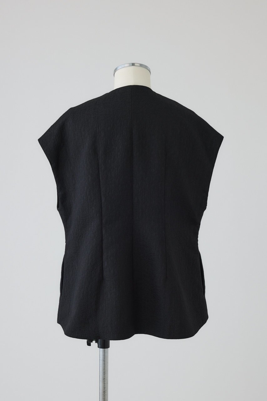 【リムアーク/RIM.ARK】の【4/1 10:00販売開始】Glossy JQ shape vest/ベスト 人気、トレンドファッション・服の通販 founy(ファニー) 　ファッション　Fashion　レディースファッション　Fashion for Women　アウター　Coat / Outerwear Collection　レディースジャケット・軽アウター　Jackets　おすすめ　Recommended / Our Picks　シェイプ　Shape, Slim Fit　ジャケット　Jacket, Outerwear　セットアップ　Set-Up, Coordinated Outfit　ベスト　Vest, Waistcoat　エレガント 上品　Elegant　ビジネス 仕事 通勤　Business / Work / Commuting　新作・新入荷　New Arrivals / New In　other-4|ID: prp329100004899543 ipo3291000000036657668