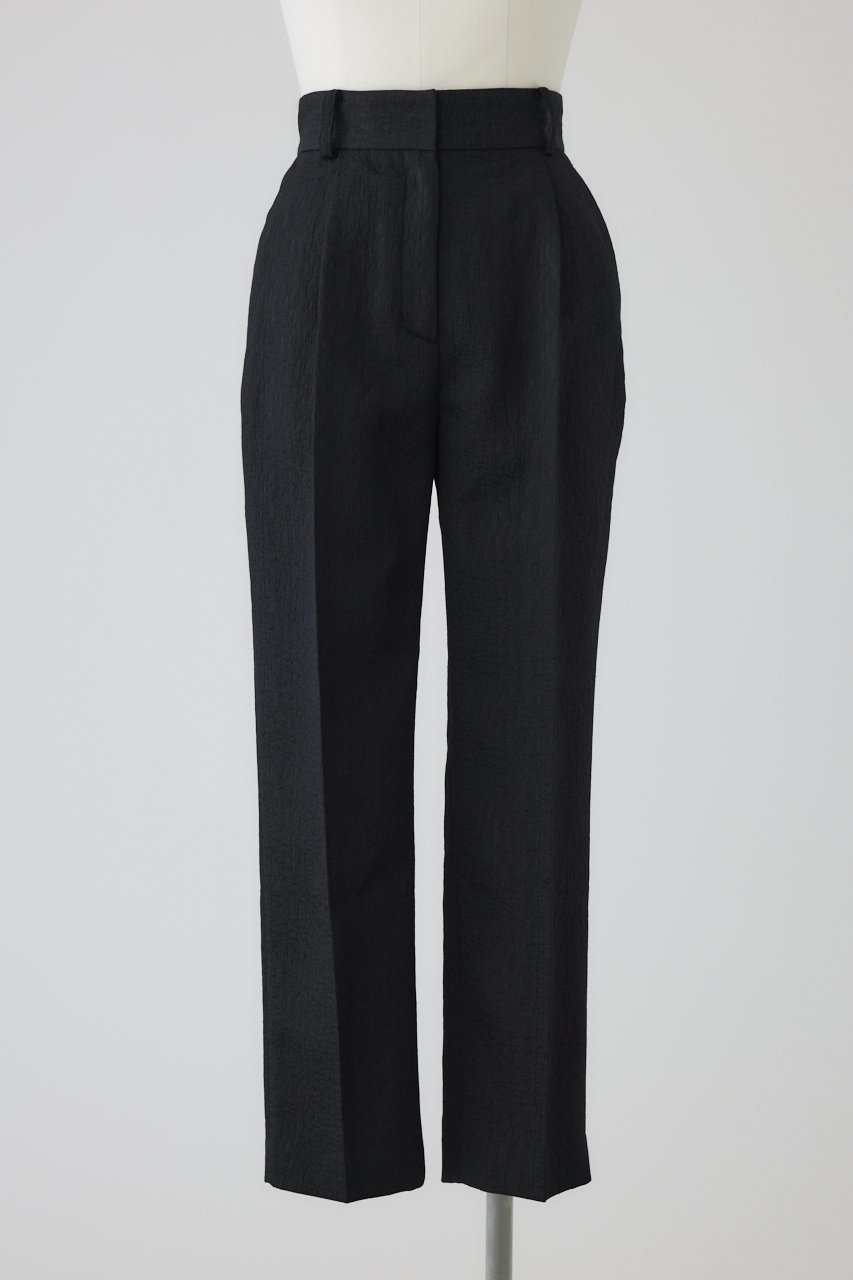 【リムアーク/RIM.ARK】の【4/1 10:00販売開始】Glossy JQ tapered PT/パンツ インテリア・キッズ・メンズ・レディースファッション・服の通販 founy(ファニー) 　ファッション　Fashion　レディースファッション　Fashion for Women　パンツ　Pants & Trousers　おすすめ　Recommended / Our Picks　セットアップ　Set-Up, Coordinated Outfit　エレガント 上品　Elegant　ビジネス 仕事 通勤　Business / Work / Commuting　新作・新入荷　New Arrivals / New In　ブラック|ID: prp329100004899545 ipo3291000000036657678