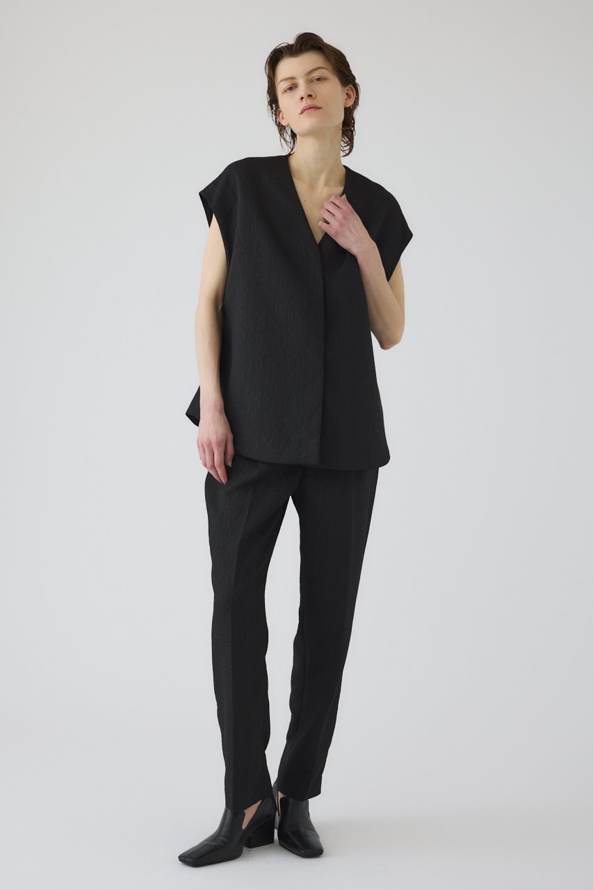 【リムアーク/RIM.ARK】の【4/1 10:00販売開始】Glossy JQ tapered PT/パンツ 人気、トレンドファッション・服の通販 founy(ファニー) 　ファッション　Fashion　レディースファッション　Fashion for Women　パンツ　Pants & Trousers　おすすめ　Recommended / Our Picks　セットアップ　Set-Up, Coordinated Outfit　エレガント 上品　Elegant　ビジネス 仕事 通勤　Business / Work / Commuting　新作・新入荷　New Arrivals / New In　other-7|ID: prp329100004899545 ipo3291000000036657684