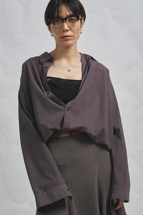 【ウィムガゼット/Whim Gazette】の【GEMINI】製品染めシャツ 人気、トレンドファッション・服の通販 founy(ファニー) ファッション Fashion レディースファッション Fashion for Women トップス・カットソー Cut & Sew Tops シャツ・ブラウス・オフィスカジュアル Elegant Blouses & Button-Ups おすすめ Recommended / Our Picks オックス Oxford Fabric スリーブ Sleeve, Long Sleeve / Short Sleeve セットアップ Set-Up, Coordinated Outfit フォルム Silhouette, Form ロング Long, Long-Length ヴィンテージ Vintage Style |ID:prp329100004899548