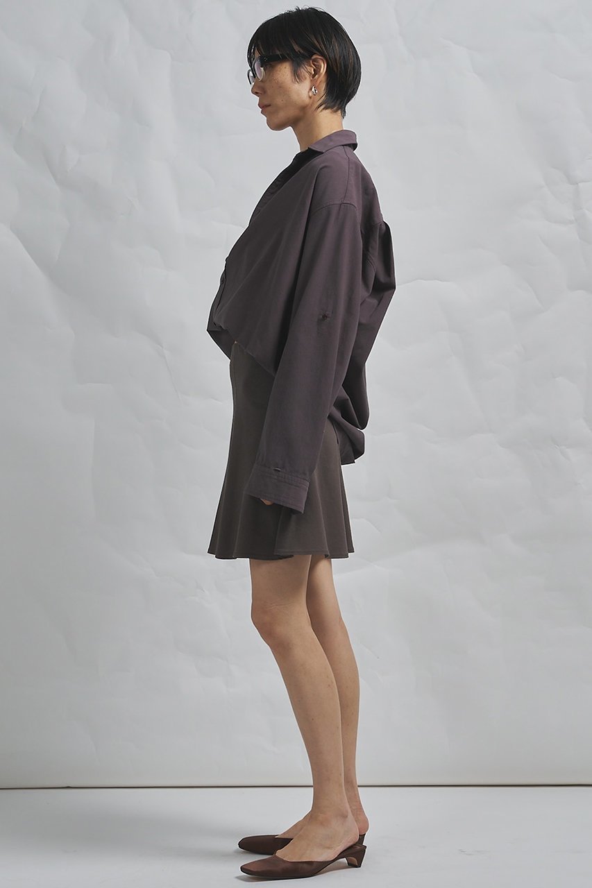 【ウィムガゼット/Whim Gazette】の【GEMINI】カットミニスカート 人気、トレンドファッション・服の通販 founy(ファニー) 　ファッション　Fashion　レディースファッション　Fashion for Women　スカート　Skirts　ミニスカート　Mini Skirts　ツイル　Twist, Twisted Detail　フィット　Fit, Slim Fit　フレア　Flare, Flared　ミニスカート　Mini Skirt, Short Skirt　ヴィンテージ　Vintage Style　other-3|ID: prp329100004899551 ipo3291000000036657732