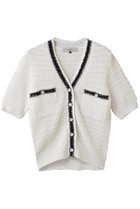 【コルコバード/CORCOVADO】のツイードライクカーディガン ホワイト|ID: prp329100004899557 ipo3291000000036657775