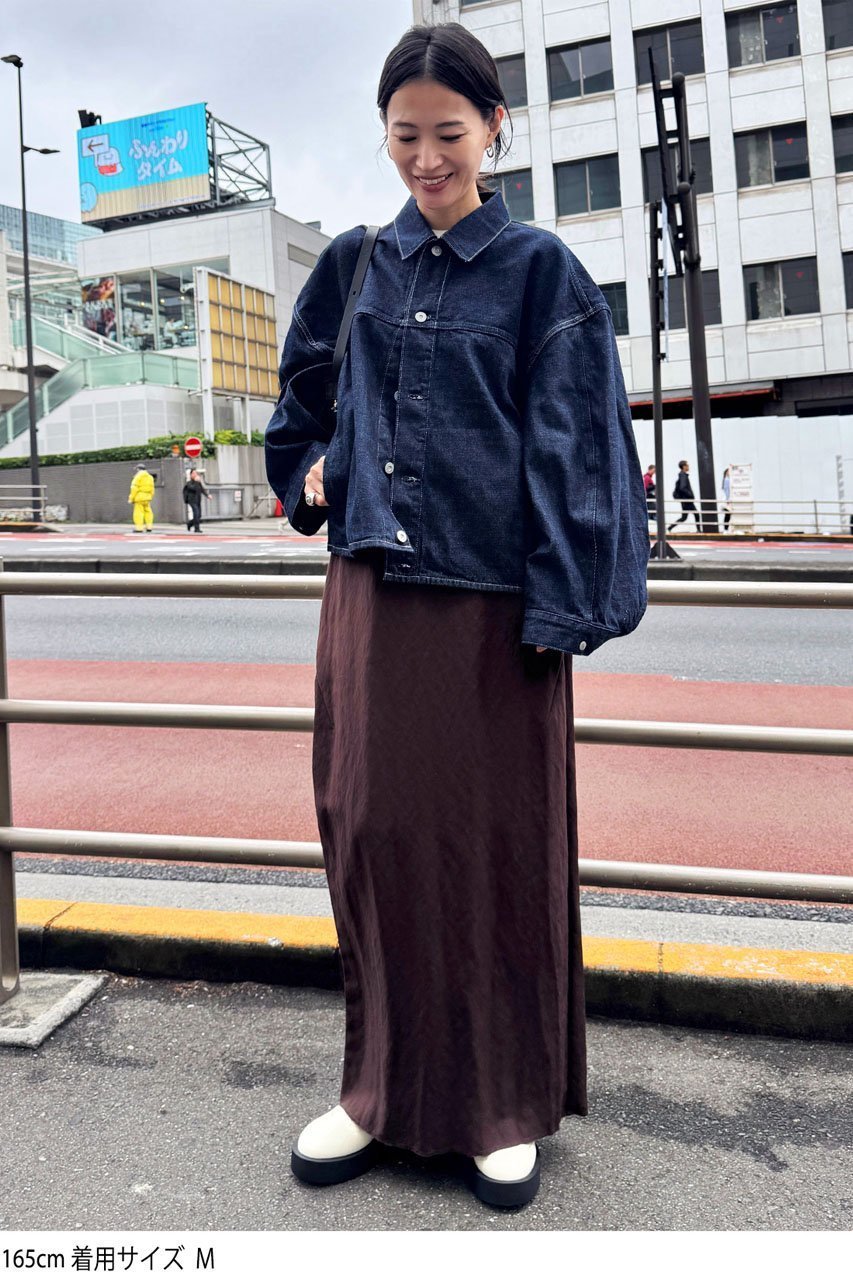 【スタニングルアー/STUNNING LURE】のオーバースリーブクロスデニムジャケット 人気、トレンドファッション・服の通販 founy(ファニー) 　ファッション　Fashion　レディースファッション　Fashion for Women　アウター　Coat / Outerwear Collection　レディースジャケット・軽アウター　Jackets　デニムジャケット / カジュアルアウター　Denim Jackets　ジャケット　Jacket, Outerwear　デニム　Denim, Jeans Material　フォルム　Silhouette, Form　other-8|ID: prp329100004899561 ipo3291000000036657807