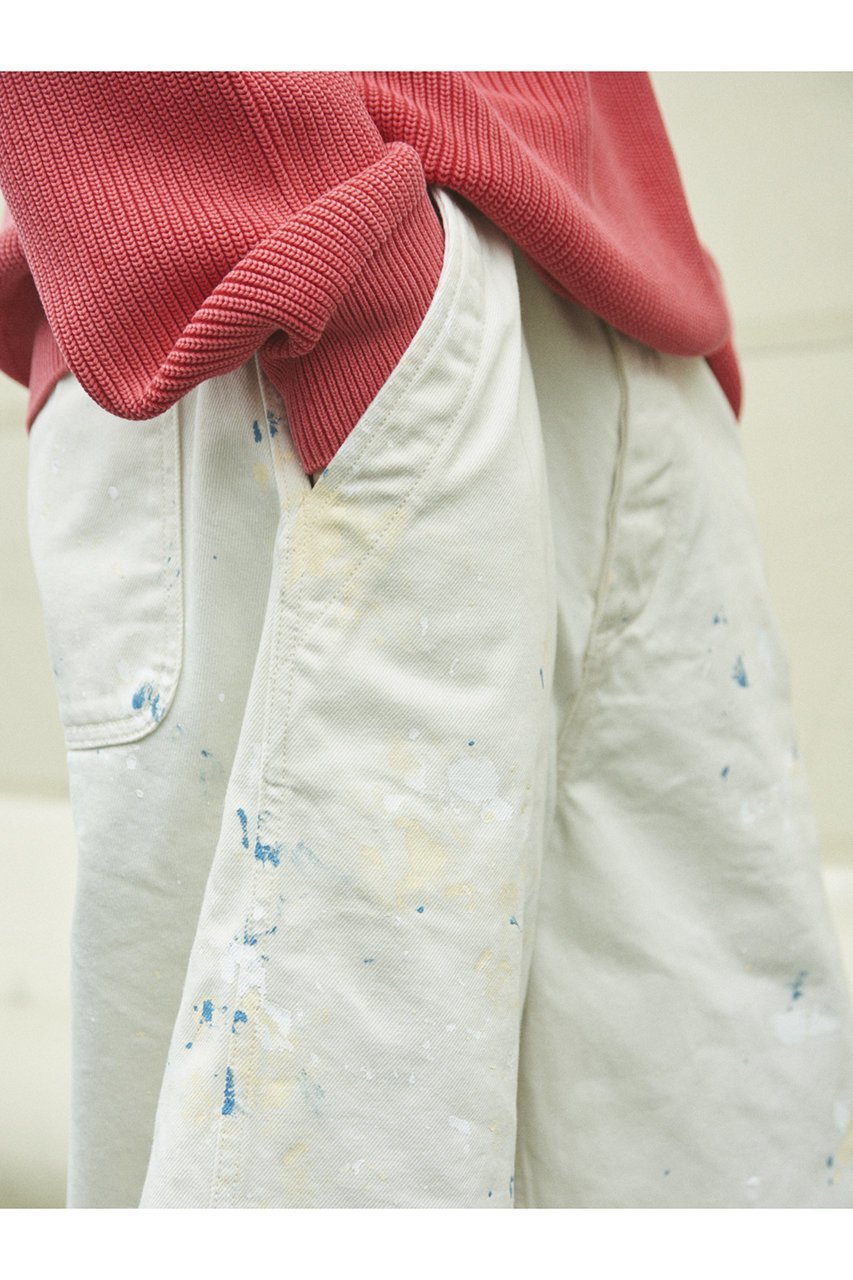 【イレーヴ/YLEVE】のハンド ペイント デニム M45 パンツ 人気、トレンドファッション・服の通販 founy(ファニー) 　ファッション　Fashion　レディースファッション　Fashion for Women　パンツ　Pants & Trousers　デニムパンツ・ジーンズ・美脚デニム　Denim Jeans & Pants　シンプル　Simple, Minimal　デニム　Denim, Jeans Material　ハンド　Hand, Handmade　other-8|ID: prp329100004899564 ipo3291000000036657843