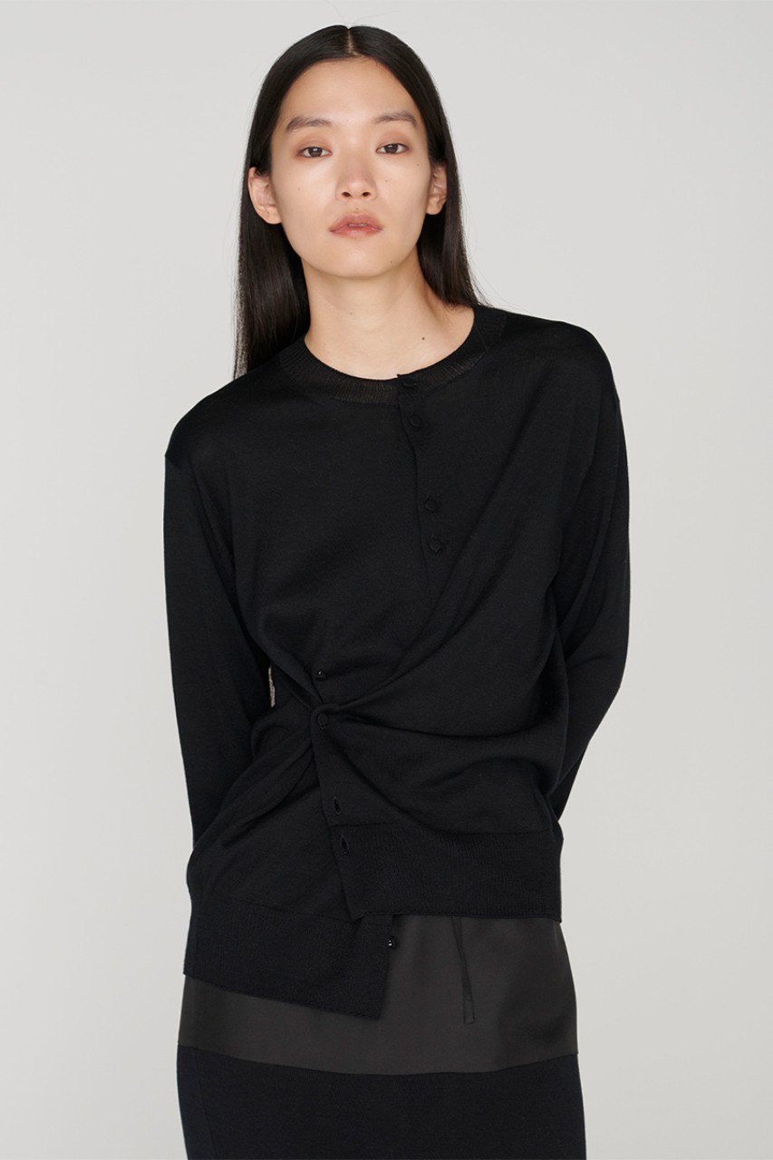 【セアン/SCEARN】のSILK COTTON ニットカーディガン 人気、トレンドファッション・服の通販 founy(ファニー) ファッション Fashion レディースファッション Fashion for Women トップス・カットソー Cut & Sew Tops ニット Knit Tops & Sweaters カーディガン・羽織り Layered Style Cardigans カーディガン Cardigan, Knitwear シルク Silk, 100% Silk エレガント 上品 Elegant 羽織 Haori, Light Jacket other-8|ID: prp329100004899578 ipo3291000000036657959