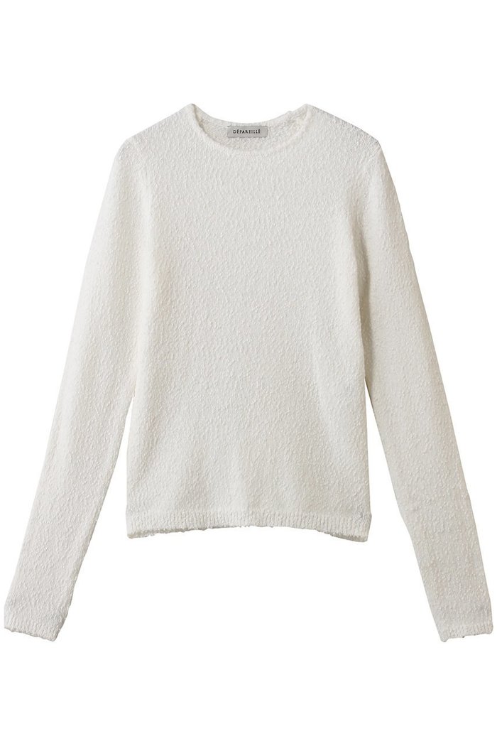 【デパリエ/DEPAREILLE】のスラブヤーンクルーネックプルオーバー インテリア・キッズ・メンズ・レディースファッション・服の通販 founy(ファニー) https://founy.com/ ファッション Fashion レディースファッション Fashion for Women トップス・カットソー Cut & Sew Tops ニット Knit Tops & Sweaters カーディガン・羽織り Layered Style Cardigans カジュアルプルオーバー・ニットトップス Pullovers & Knit Tops / Casual Pullovers エレガント 上品 Elegant カーディガン Cardigan, Knitwear フィット Fit, Slim Fit ロング Long, Long-Length |ID: prp329100004899605 ipo3291000000036658202