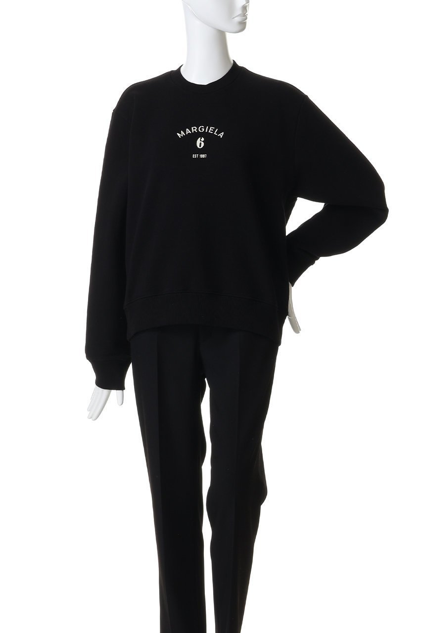 【エムエム6 メゾン マルタン マルジェラ/MM6 Maison Martin Margiela】のロゴプリントスウェットシャツ 人気、トレンドファッション・服の通販 founy(ファニー) ファッション Fashion レディースファッション Fashion for Women トップス・カットソー Cut & Sew Tops シャツ・ブラウス・オフィスカジュアル Elegant Blouses & Button-Ups レディースパーカー・カジュアルフーディー Casual Hoodies & Sweatshirts ロングTシャツ・Tシャツ Longline T-Shirts & Tees スウェット・クルーネックトップス Sweatshirts & Crewnecks / Relaxed Fit Sweat Tops カットソー・ベーシックTシャツ Cut-and-Sewn Tops / Stretch Tees & Basics スウェット / スエット Sweatshirt, Sweatwear フロント Front, Front Design プリント Print, Printed Pattern ロング Long, Long-Length 新作・新入荷 New Arrivals / New In other-2|ID: prp329100004899634 ipo3291000000036658880