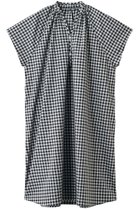 【ナナデコール/nanadecor】の【KO】ブロックチェックワンピース ブラック|ID: prp329100004899640 ipo3291000000036879754