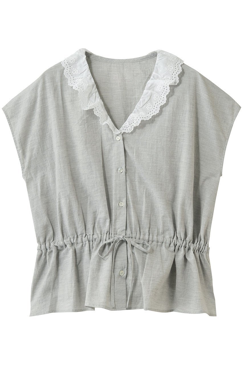 【ナナデコール/nanadecor】のクラシックローズレースブラウス 人気、トレンドファッション・服の通販 founy(ファニー) 　ファッション　Fashion　レディースファッション　Fashion for Women　トップス・カットソー　Cut & Sew Tops　シャツ・ブラウス・オフィスカジュアル　Elegant Blouses & Button-Ups　クラシック　Classic, Timeless Style　スリーブ　Sleeve, Long Sleeve / Short Sleeve　バランス　Balance, Style Balance　フェミニン　Feminine, Girly　ボトム　Bottoms, Lower Wear　モチーフ　Motif, Design Theme　リボン　Ribbon, Bow　レース　Lace, Lace Fabric　ロング　Long, Long-Length　ローズ　Rose, Rose Motif　エレガント 上品　Elegant　新作・新入荷　New Arrivals / New In　 other-1|ID: prp329100004899641 ipo3291000000036658927