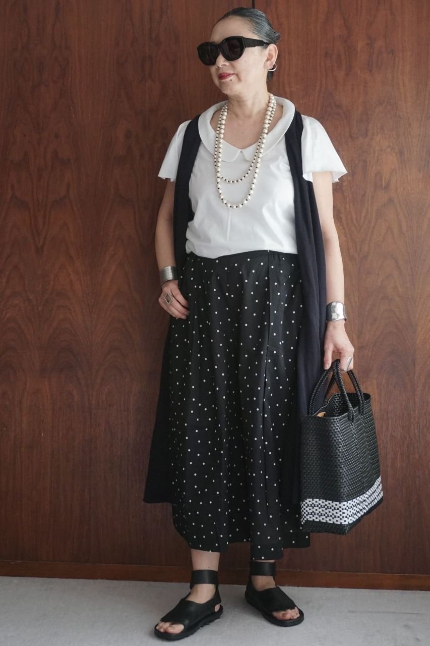 【ナナデコール/nanadecor】のドットタックキュロット 人気、トレンドファッション・服の通販 founy(ファニー) 　ファッション　Fashion　レディースファッション　Fashion for Women　スカート　Skirts　パンツ　Pants & Trousers　キュロット　Culottes, Wide Shorts　ドット　Polka Dot, Dot Pattern　フェミニン　Feminine, Girly　新作・新入荷　New Arrivals / New In　other-8|ID: prp329100004899644 ipo3291000000036658957