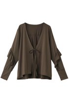 【レイール/Reir】の【San-ai Resort】フリル羽織 (UPF50+) 人気、トレンドファッション・服の通販 founy(ファニー) ファッション Fashion レディースファッション Fashion for Women アウター Coat / Outerwear Collection スポーツウェア Functional & Stylish Sportswear スポーツ アウター Sports Outerwear / Running Jacket / Windbreaker トップス・カットソー Cut & Sew Tops なめらか Smooth, Silky Texture シンプル Simple, Minimal ストレッチ Stretch, Stretchy Fabric スポーツ Sports, Activewear フェミニン Feminine, Girly フリル Frill, Ruffle フロント Front, Front Design ボトム Bottoms, Lower Wear リボン Ribbon, Bow 羽織 Haori, Light Jacket thumbnail カーキ|ID: prp329100004899653 ipo3291000000036659302