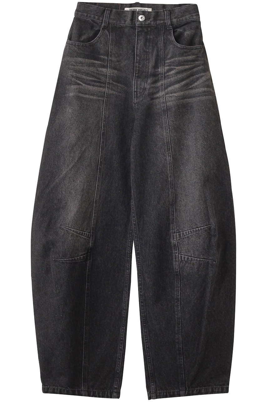 【プランク プロジェクト/PRANK PROJECT】のカーブコクーンデニム / Curved Cocoon Denim インテリア・キッズ・メンズ・レディースファッション・服の通販 founy(ファニー) 　ファッション　Fashion　レディースファッション　Fashion for Women　パンツ　Pants & Trousers　デニムパンツ・ジーンズ・美脚デニム　Denim Jeans & Pants　コンパクト　Compact, Small Size　デニム　Denim, Jeans Material　ロマンティック　Romantic, Feminine Style　ワイド　Wide, Wide Fit　再入荷　Restock / Back in Stock　BLK(ブラック)|ID: prp329100004899668 ipo3291000000036659535