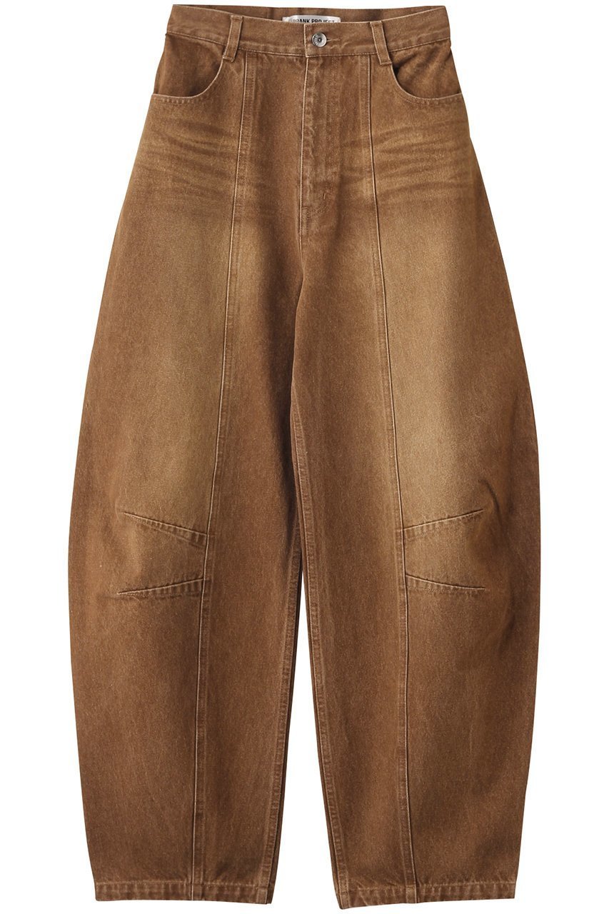 【プランク プロジェクト/PRANK PROJECT】のカーブコクーンデニム / Curved Cocoon Denim インテリア・キッズ・メンズ・レディースファッション・服の通販 founy(ファニー) 　ファッション　Fashion　レディースファッション　Fashion for Women　パンツ　Pants & Trousers　デニムパンツ・ジーンズ・美脚デニム　Denim Jeans & Pants　コンパクト　Compact, Small Size　デニム　Denim, Jeans Material　ロマンティック　Romantic, Feminine Style　ワイド　Wide, Wide Fit　再入荷　Restock / Back in Stock　BRN(ブラウン)|ID: prp329100004899668 ipo3291000000036659537