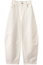 【プランク プロジェクト/PRANK PROJECT】のカーブコクーンデニム / Curved Cocoon Denim 人気、トレンドファッション・服の通販 founy(ファニー) ファッション Fashion レディースファッション Fashion for Women パンツ Pants & Trousers デニムパンツ・ジーンズ・美脚デニム Denim Jeans & Pants コンパクト Compact, Small Size デニム Denim, Jeans Material ロマンティック Romantic, Feminine Style ワイド Wide, Wide Fit 再入荷 Restock / Back in Stock thumbnail WHT(ホワイト)|ID: prp329100004899668 ipo3291000000036659538