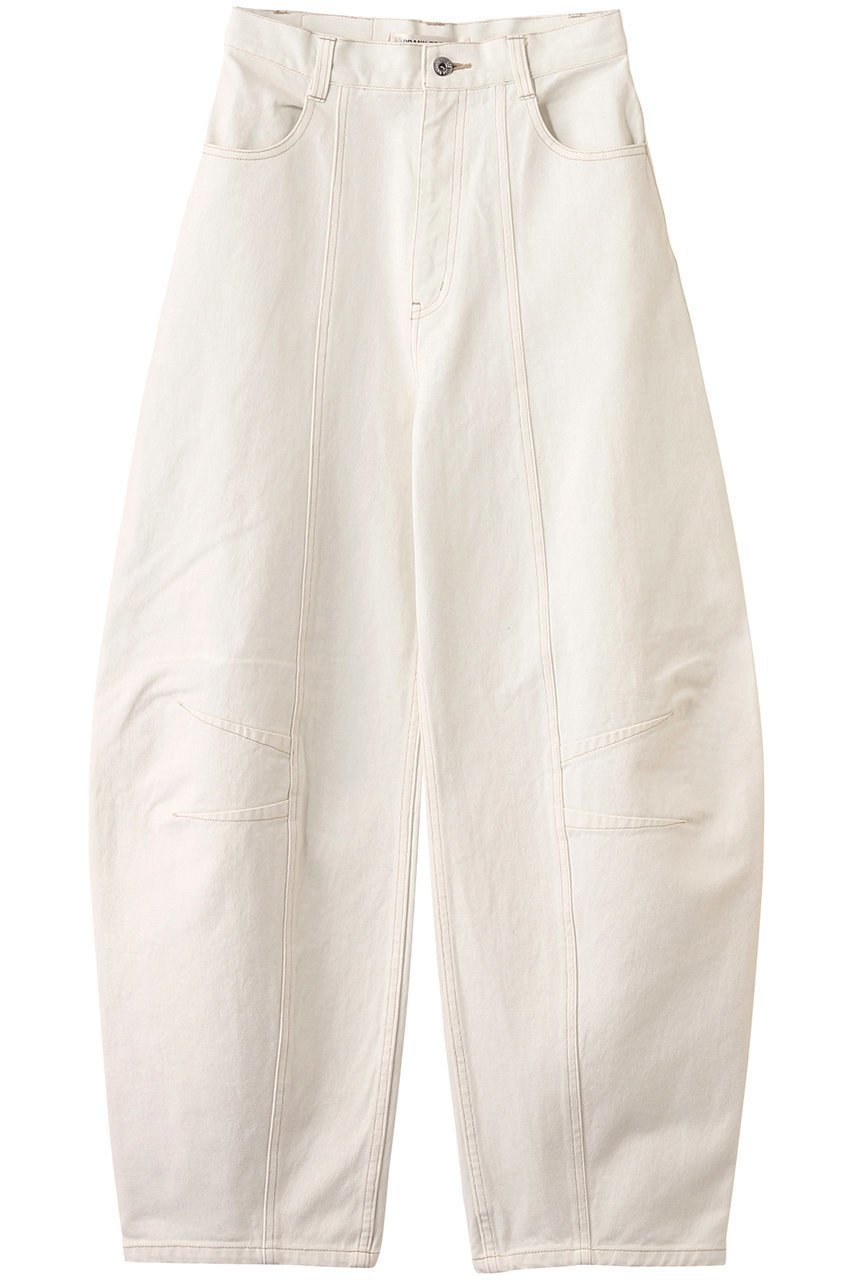 【プランク プロジェクト/PRANK PROJECT】のカーブコクーンデニム / Curved Cocoon Denim インテリア・キッズ・メンズ・レディースファッション・服の通販 founy(ファニー) 　ファッション　Fashion　レディースファッション　Fashion for Women　パンツ　Pants & Trousers　デニムパンツ・ジーンズ・美脚デニム　Denim Jeans & Pants　コンパクト　Compact, Small Size　デニム　Denim, Jeans Material　ロマンティック　Romantic, Feminine Style　ワイド　Wide, Wide Fit　再入荷　Restock / Back in Stock　WHT(ホワイト)|ID: prp329100004899668 ipo3291000000036659538