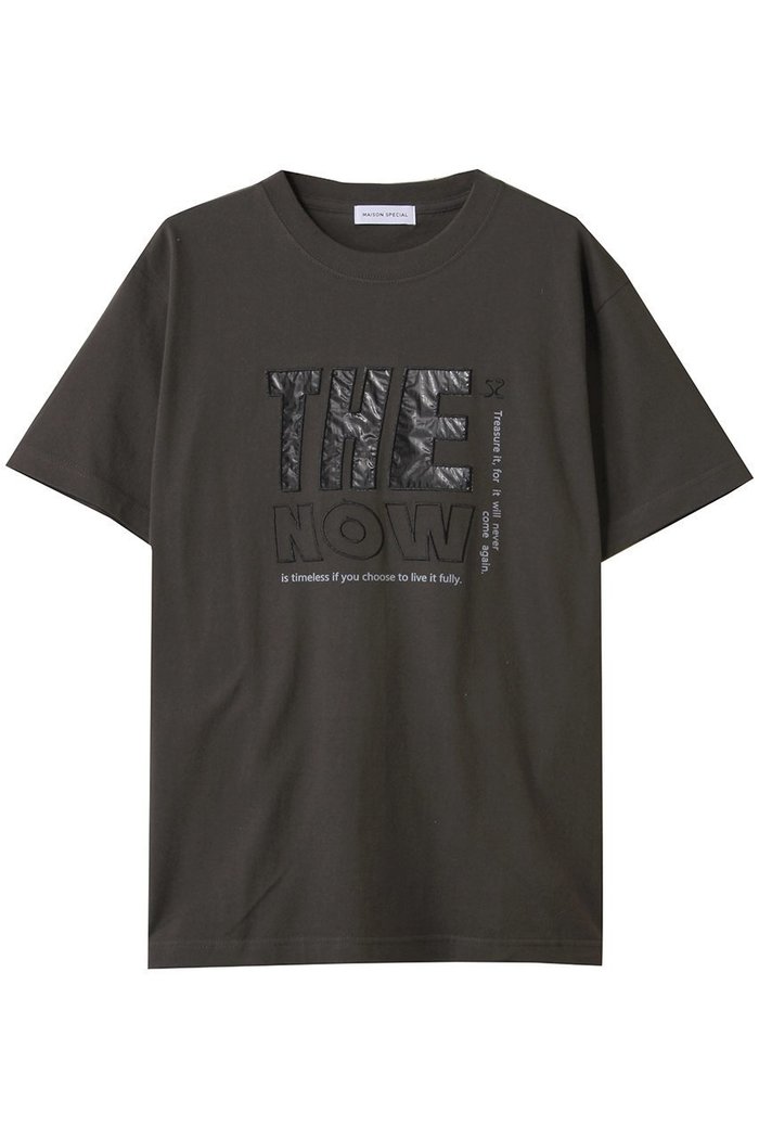 【メゾンスペシャル/MAISON SPECIAL】のTHE NOW Logo T-shirt/THE NOWロゴTシャツ インテリア・キッズ・メンズ・レディースファッション・服の通販 founy(ファニー) https://founy.com/ ファッション Fashion レディースファッション Fashion for Women トップス・カットソー Cut & Sew Tops シャツ・ブラウス・オフィスカジュアル Elegant Blouses & Button-Ups ロングTシャツ・Tシャツ Longline T-Shirts & Tees カットソー・ベーシックTシャツ Cut-and-Sewn Tops / Stretch Tees & Basics カットソー Cut and Sewn Top ショート Short, Short Length スリーブ Sleeve, Long Sleeve / Short Sleeve リラックス Relax, Relaxed Fit ロング Long, Long-Length 夏 Summer |ID: prp329100004899669 ipo3291000000036659546