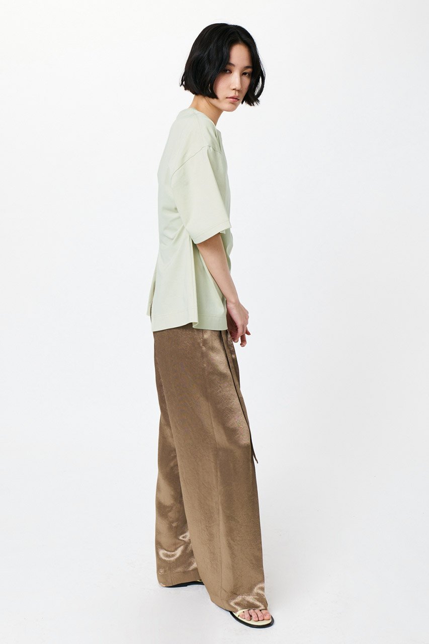 【スタニングルアー/STUNNING LURE】のウルティマコットンシェイプTシャツ 人気、トレンドファッション・服の通販 founy(ファニー) ファッション Fashion レディースファッション Fashion for Women トップス・カットソー Cut & Sew Tops キャミソール&ノースリーブ Camisoles & Sleeveless Tops シャツ・ブラウス・オフィスカジュアル Elegant Blouses & Button-Ups ロングTシャツ・Tシャツ Longline T-Shirts & Tees カットソー・ベーシックTシャツ Cut-and-Sewn Tops / Stretch Tees & Basics キャミソール Camisole, Spaghetti Strap Top シェイプ Shape, Slim Fit スリット Slit, Slit Detail スリーブ Sleeve, Long Sleeve / Short Sleeve タンク Tank Top, Sleeveless Top フロント Front, Front Design other-7|ID: prp329100004899673 ipo3291000000036659606