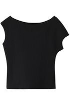 【ジェイドット/j.】の尾州ジャージーアシメショルダートップス ブラック|ID: prp329100004899674 ipo3291000000036659609