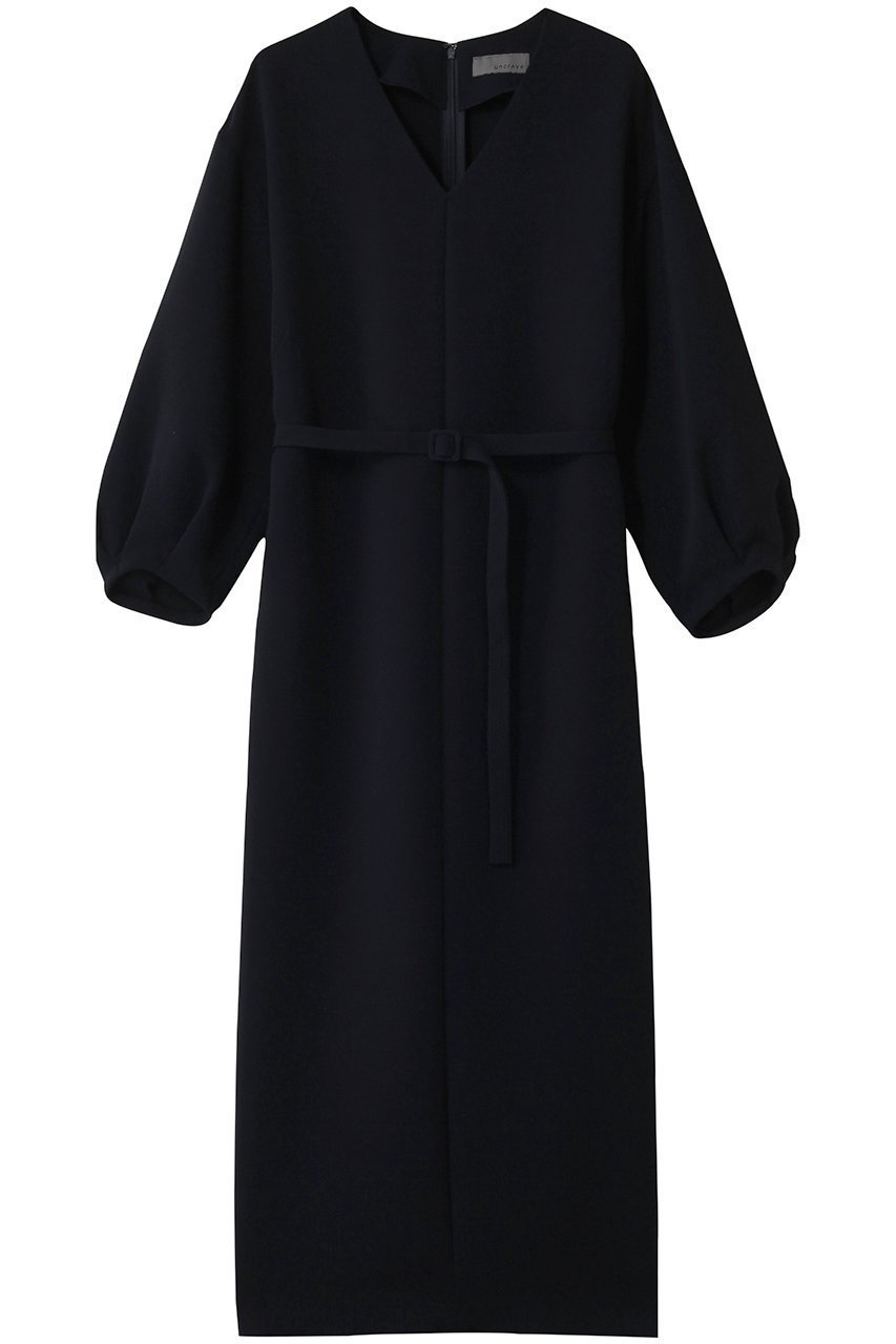 【アンクレイヴ/uncrave】のウォッシャブルダブルクロス /ワンピース インテリア・キッズ・メンズ・レディースファッション・服の通販 founy(ファニー) 　ファッション　Fashion　レディースファッション　Fashion for Women　ワンピース　Dresses　チュニック　Tunic Tops & Dresses　スリーブ　Sleeve, Long Sleeve / Short Sleeve　ダブル　Double, Double-Breasted　チュニック　Tunic, Long Top　ロング　Long, Long-Length　エレガント 上品　Elegant　ネイビー|ID: prp329100004899676 ipo3291000000036659625