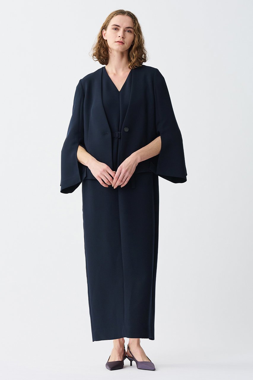 【アンクレイヴ/uncrave】のウォッシャブルダブルクロス /ワンピース 人気、トレンドファッション・服の通販 founy(ファニー) 　ファッション　Fashion　レディースファッション　Fashion for Women　ワンピース　Dresses　チュニック　Tunic Tops & Dresses　スリーブ　Sleeve, Long Sleeve / Short Sleeve　ダブル　Double, Double-Breasted　チュニック　Tunic, Long Top　ロング　Long, Long-Length　エレガント 上品　Elegant　other-8|ID: prp329100004899676 ipo3291000000036659632