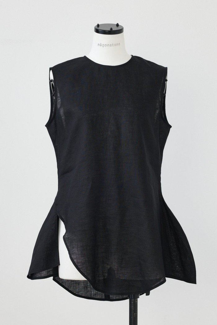 【ナゴンスタンス/nagonstans】のリネンポプリン CurveクルーP.O/プルオーバー インテリア・キッズ・メンズ・レディースファッション・服の通販 founy(ファニー) https://founy.com/ ファッション Fashion レディースファッション Fashion for Women トップス・カットソー Cut & Sew Tops キャミソール&ノースリーブ Camisoles & Sleeveless Tops シャツ・ブラウス・オフィスカジュアル Elegant Blouses & Button-Ups ロングTシャツ・Tシャツ Longline T-Shirts & Tees カジュアルプルオーバー・ニットトップス Pullovers & Knit Tops / Casual Pullovers カットソー・ベーシックTシャツ Cut-and-Sewn Tops / Stretch Tees & Basics キャミソール Camisole, Spaghetti Strap Top タンク Tank Top, Sleeveless Top ノースリーブ Sleeveless, No-Sleeve フレア Flare, Flared リネン Linen, Linen Fabric |ID: prp329100004899683 ipo3291000000036659682