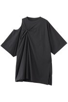 【メゾンスペシャル/MAISON SPECIAL】のMultiway Twist T-shirt/マルチウェイツイストTシャツ 人気、トレンドファッション・服の通販 founy(ファニー) ファッション Fashion レディースファッション Fashion for Women トップス・カットソー Cut & Sew Tops シャツ・ブラウス・オフィスカジュアル Elegant Blouses & Button-Ups ロングTシャツ・Tシャツ Longline T-Shirts & Tees カットソー・ベーシックTシャツ Cut-and-Sewn Tops / Stretch Tees & Basics ショート Short, Short Length スリーブ Sleeve, Long Sleeve / Short Sleeve ツイスト Tweed, Tweed Fabric ドレープ Drape, Draping Fabric ノースリーブ Sleeveless, No-Sleeve ビッグ Big, Oversized thumbnail C.GRY(チャコールグレー)|ID: prp329100004899686 ipo3291000000036659714