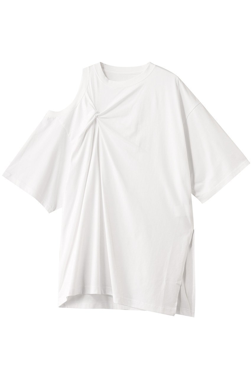【メゾンスペシャル/MAISON SPECIAL】のMultiway Twist T-shirt/マルチウェイツイストTシャツ インテリア・キッズ・メンズ・レディースファッション・服の通販 founy(ファニー) ファッション Fashion レディースファッション Fashion for Women トップス・カットソー Cut & Sew Tops シャツ・ブラウス・オフィスカジュアル Elegant Blouses & Button-Ups ロングTシャツ・Tシャツ Longline T-Shirts & Tees カットソー・ベーシックTシャツ Cut-and-Sewn Tops / Stretch Tees & Basics ショート Short, Short Length スリーブ Sleeve, Long Sleeve / Short Sleeve ツイスト Tweed, Tweed Fabric ドレープ Drape, Draping Fabric ノースリーブ Sleeveless, No-Sleeve ビッグ Big, Oversized WHT(ホワイト)|ID: prp329100004899686 ipo3291000000036659715