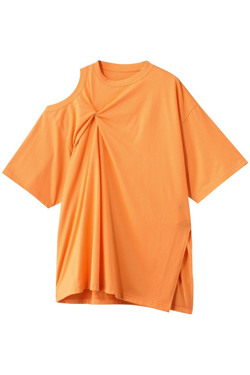 【メゾンスペシャル/MAISON SPECIAL】のMultiway Twist T-shirt/マルチウェイツイストTシャツ インテリア・キッズ・メンズ・レディースファッション・服の通販 founy(ファニー) ファッション Fashion レディースファッション Fashion for Women トップス・カットソー Cut & Sew Tops シャツ・ブラウス・オフィスカジュアル Elegant Blouses & Button-Ups ロングTシャツ・Tシャツ Longline T-Shirts & Tees カットソー・ベーシックTシャツ Cut-and-Sewn Tops / Stretch Tees & Basics ショート Short, Short Length スリーブ Sleeve, Long Sleeve / Short Sleeve ツイスト Tweed, Tweed Fabric ドレープ Drape, Draping Fabric ノースリーブ Sleeveless, No-Sleeve ビッグ Big, Oversized ORG(オレンジ)|ID: prp329100004899686 ipo3291000000036659717