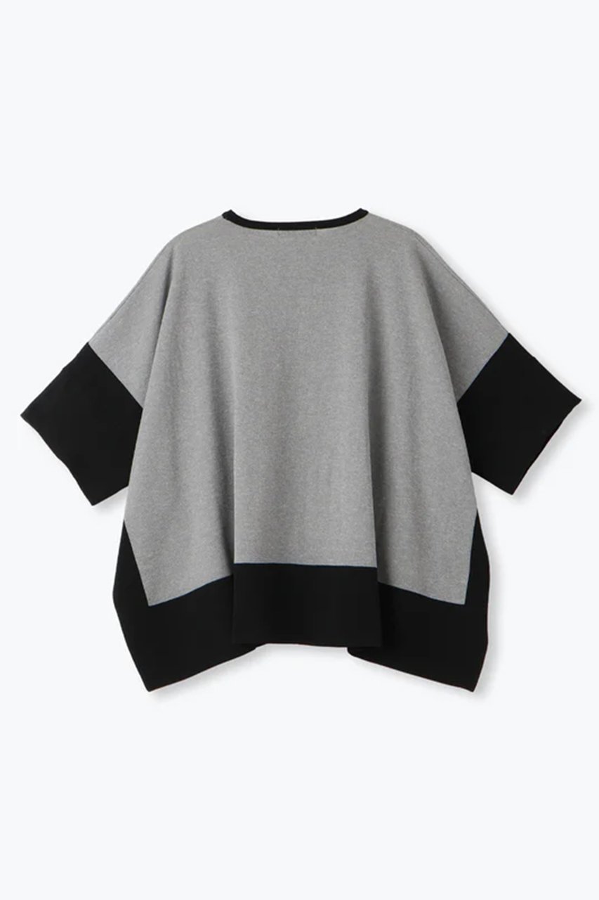 【レリル/lelill】のハイテクバイカラーケープ 人気、トレンドファッション・服の通販 founy(ファニー) 　ファッション　Fashion　レディースファッション　Fashion for Women　トップス・カットソー　Cut & Sew Tops　シャツ・ブラウス・オフィスカジュアル　Elegant Blouses & Button-Ups　ロングTシャツ・Tシャツ　Longline T-Shirts & Tees　カットソー・ベーシックTシャツ　Cut-and-Sewn Tops / Stretch Tees & Basics　ショート　Short, Short Length　スリーブ　Sleeve, Long Sleeve / Short Sleeve　ワイド　Wide, Wide Fit　夏　Summer　軽量　Lightweight, Ultra Light　other-2|ID: prp329100004899692 ipo3291000000036659785