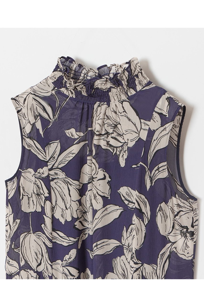 【アルアバイル/allureville】の楊柳シアーフラワープリントワンピース 人気、トレンドファッション・服の通販 founy(ファニー) ファッション Fashion レディースファッション Fashion for Women ワンピース Dresses チュニック Tunic Tops & Dresses イタリア Italy シアー Sheer, See-Through シャーリング Shirring, Ruched シンプル Simple, Minimal スタンド Stand Collar, Upright Stand チュニック Tunic, Long Top フリル Frill, Ruffle プリント Print, Printed Pattern ロング Long, Long-Length other-4|ID: prp329100004899696 ipo3291000000036659821