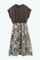 【レリル/lelill】の迷彩コンビOP 人気、トレンドファッション・服の通販 founy(ファニー) ファッション Fashion レディースファッション Fashion for Women ワンピース Dresses チュニック Tunic Tops & Dresses コンビ Combo, Combination Style タフタ Taffeta, Structured Fabric チュニック Tunic, Long Top フィット Fit, Slim Fit フェミニン Feminine, Girly フレア Flare, Flared プリント Print, Printed Pattern ボタニカル Botanical, Floral Pattern ミリタリー Military, Army Style リネン Linen, Linen Fabric エレガント 上品 Elegant 無地 Plain, Solid Color thumbnail カーキ|ID: prp329100004899700 ipo3291000000036659842