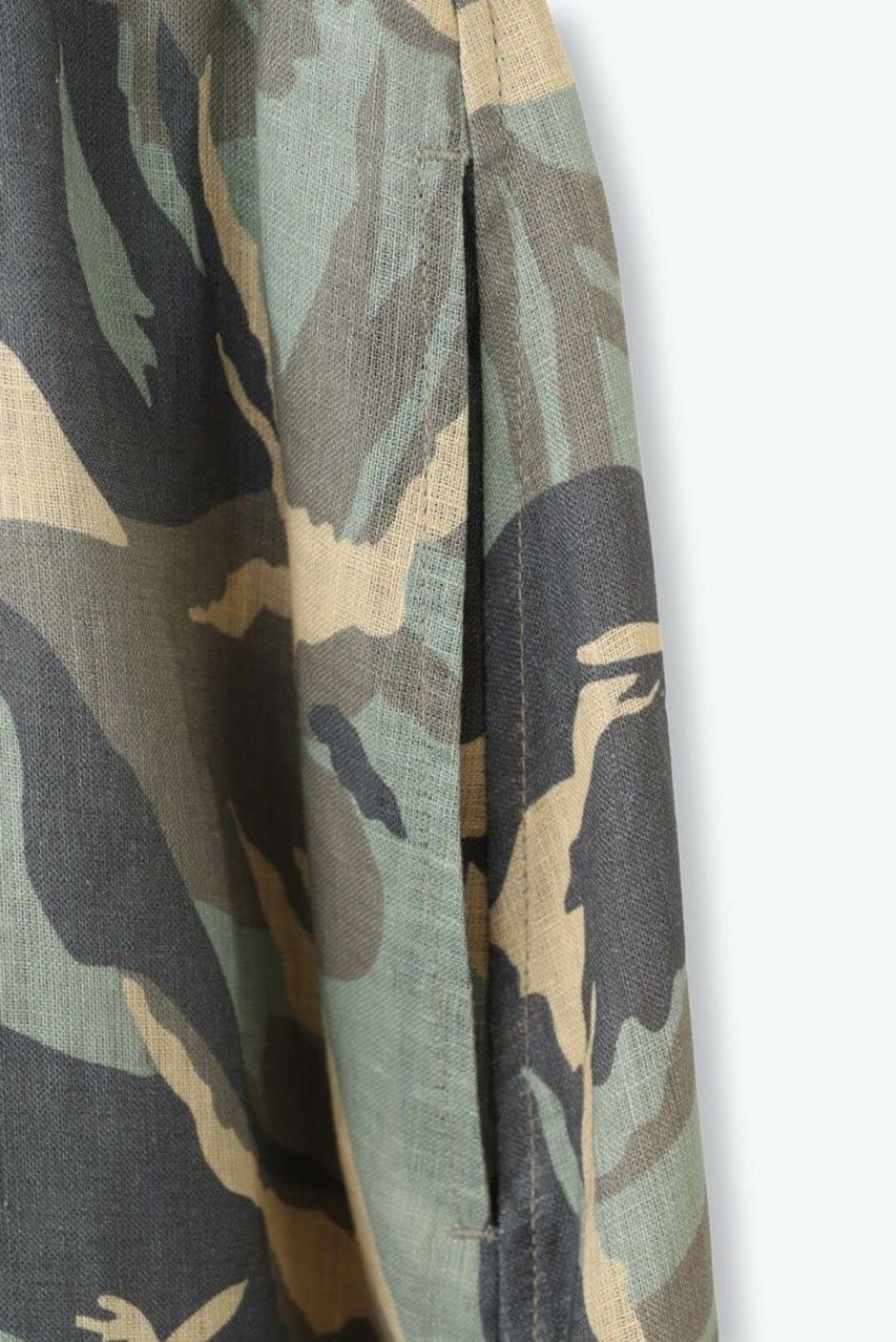 【レリル/lelill】の迷彩コンビOP 人気、トレンドファッション・服の通販 founy(ファニー) 　ファッション　Fashion　レディースファッション　Fashion for Women　ワンピース　Dresses　チュニック　Tunic Tops & Dresses　コンビ　Combo, Combination Style　タフタ　Taffeta, Structured Fabric　チュニック　Tunic, Long Top　フィット　Fit, Slim Fit　フェミニン　Feminine, Girly　フレア　Flare, Flared　プリント　Print, Printed Pattern　ボタニカル　Botanical, Floral Pattern　ミリタリー　Military, Army Style　リネン　Linen, Linen Fabric　エレガント 上品　Elegant　無地　Plain, Solid Color　other-5|ID: prp329100004899700 ipo3291000000036659848