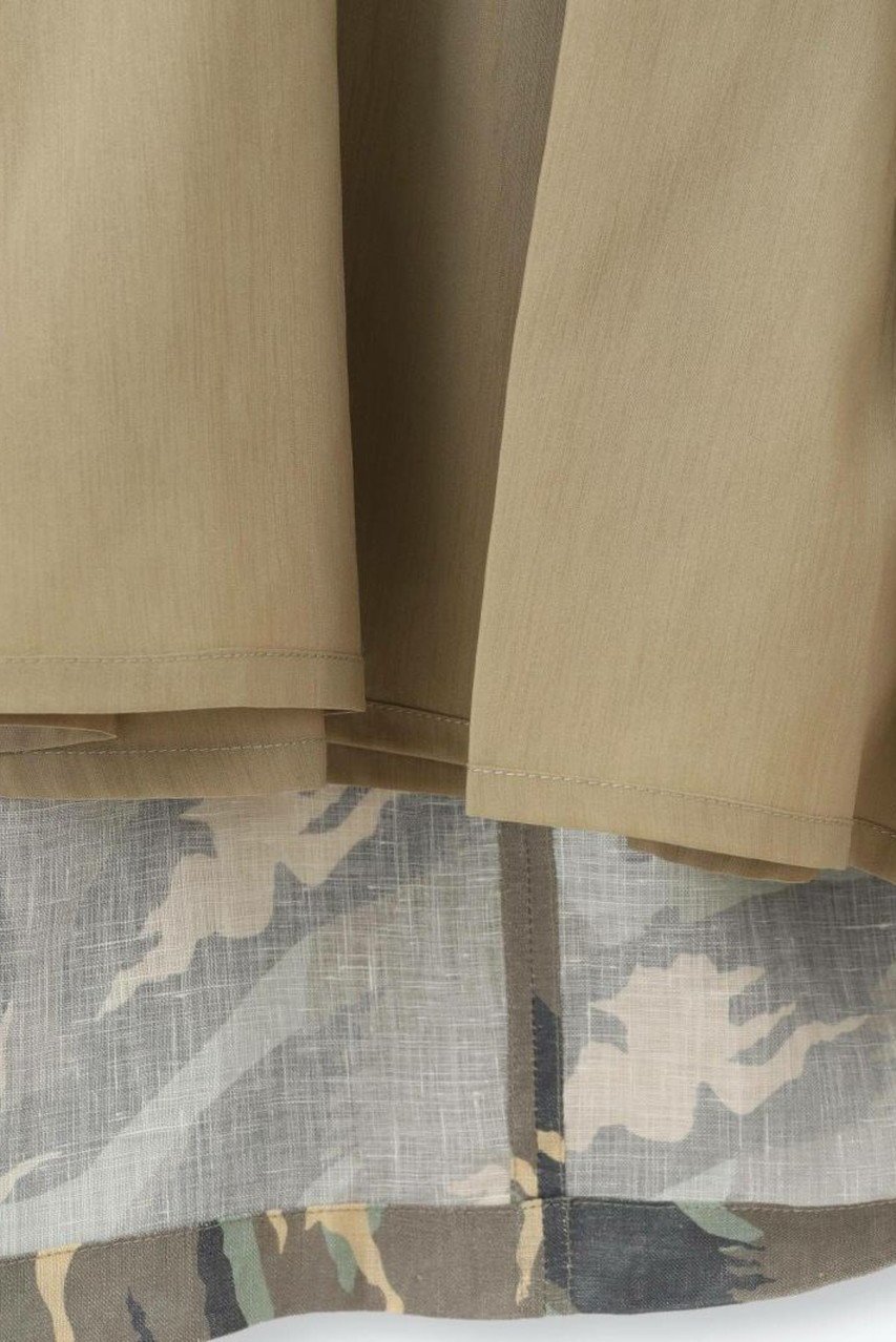 【レリル/lelill】の迷彩コンビOP 人気、トレンドファッション・服の通販 founy(ファニー) 　ファッション　Fashion　レディースファッション　Fashion for Women　ワンピース　Dresses　チュニック　Tunic Tops & Dresses　コンビ　Combo, Combination Style　タフタ　Taffeta, Structured Fabric　チュニック　Tunic, Long Top　フィット　Fit, Slim Fit　フェミニン　Feminine, Girly　フレア　Flare, Flared　プリント　Print, Printed Pattern　ボタニカル　Botanical, Floral Pattern　ミリタリー　Military, Army Style　リネン　Linen, Linen Fabric　エレガント 上品　Elegant　無地　Plain, Solid Color　other-7|ID: prp329100004899700 ipo3291000000036659850