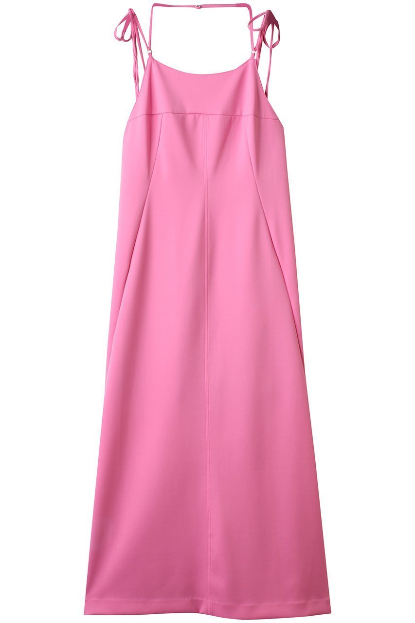 【メゾンスペシャル/MAISON SPECIAL】のBack Open Scuba Dress/バックオープンスキューバワンピース インテリア・キッズ・メンズ・レディースファッション・服の通販 founy(ファウニー) 　ファッション　Fashion　レディースファッション　Fashion for Women　ワンピース　Dresses　フォーマル・パーティードレス・結婚式用ドレス　Elegant & Casual Dresses　チュニック　Tunic Tops & Dresses　ショルダー　Shoulder, Shoulder Strap　ストレッチ　Stretch, Stretchy Fabric　チュニック　Tunic, Long Top　マキシ　Maxi, Full Length　水着　Swimsuit, Swimwear　リボン　Ribbon, Bow　ロング　Long, Long-Length　ワンポイント　One Point, Statement Accent　夏　Summer　PNK(ピンク)|ID: prp329100004899736 ipo3291000000036866513