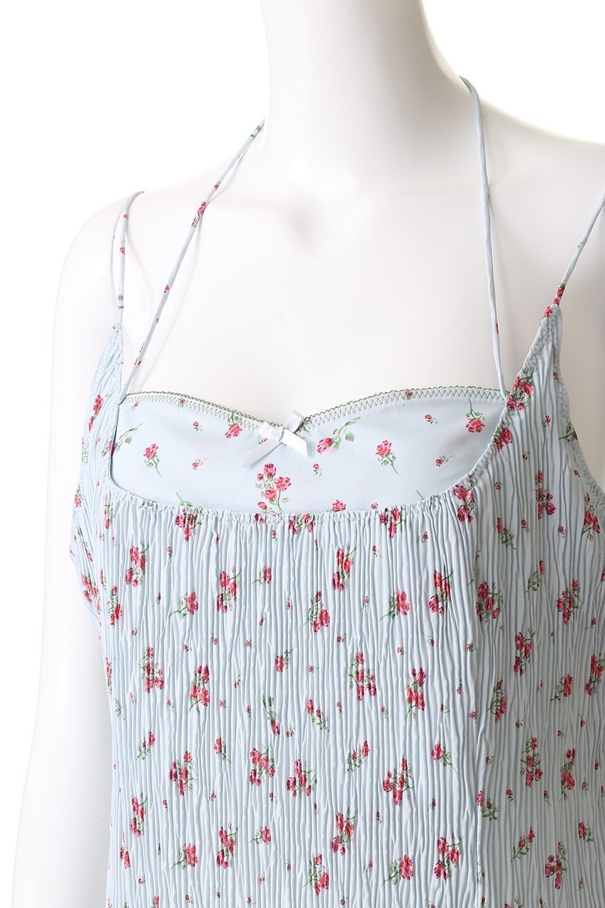 【メゾンスペシャル/MAISON SPECIAL】のSmall Flower Pleated Dress/スモールフラワープリーツワンピース 人気、トレンドファッション・服の通販 founy(ファニー) 　ファッション　Fashion　レディースファッション　Fashion for Women　ワンピース　Dresses　フォーマル・パーティードレス・結婚式用ドレス　Elegant & Casual Dresses　チュニック　Tunic Tops & Dresses　キャミワンピース　Cami Dress, Slip Dress　クリスタル　Crystal, Swarovski　ストレッチ　Stretch, Stretchy Fabric　スニーカー　Sneakers, Trainers　セットアップ　Set-Up, Coordinated Outfit　タンク　Tank Top, Sleeveless Top　チュニック　Tunic, Long Top　プリント　Print, Printed Pattern　プリーツ　Pleats, Pleated　リボン　Ribbon, Bow　ロング　Long, Long-Length　おすすめ　Recommended / Our Picks　夏　Summer　エレガント 上品　Elegant　other-5|ID: prp329100004899737 ipo3291000000036659968