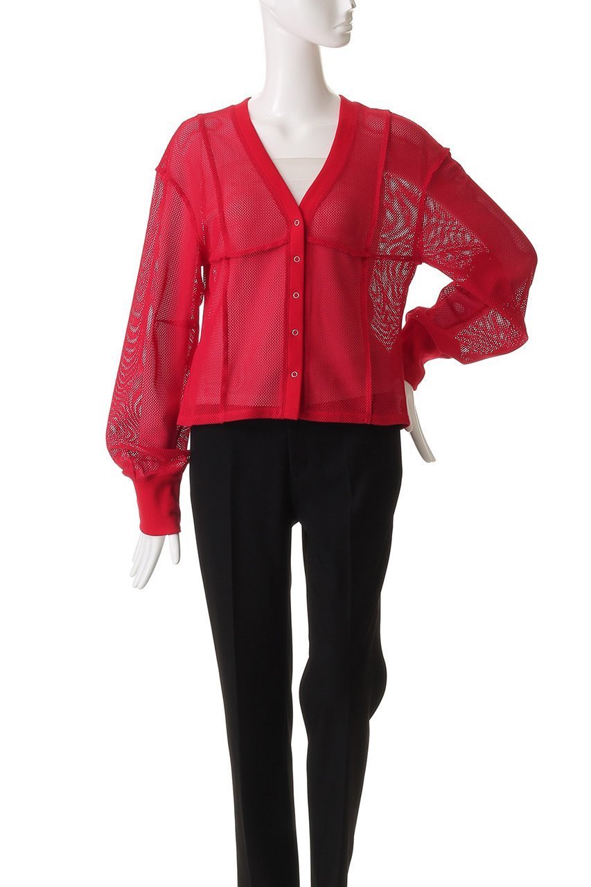【メゾンスペシャル/MAISON SPECIAL】のMesh Cardigan/メッシュカーディガン 人気、トレンドファッション・服の通販 founy(ファニー) 　ファッション　Fashion　レディースファッション　Fashion for Women　トップス・カットソー　Cut & Sew Tops　カーディガン・羽織り　Layered Style Cardigans　シャツ・ブラウス・オフィスカジュアル　Elegant Blouses & Button-Ups　ロングTシャツ・Tシャツ　Longline T-Shirts & Tees　カットソー・ベーシックTシャツ　Cut-and-Sewn Tops / Stretch Tees & Basics　エアリー　Airy Texture　カーディガン　Cardigan, Knitwear　シェイプ　Shape, Slim Fit　スリーブ　Sleeve, Long Sleeve / Short Sleeve　メッシュ　Mesh, Net Fabric　夏　Summer　旅行　Travel　other-2|ID: prp329100004899740 ipo3291000000036706067
