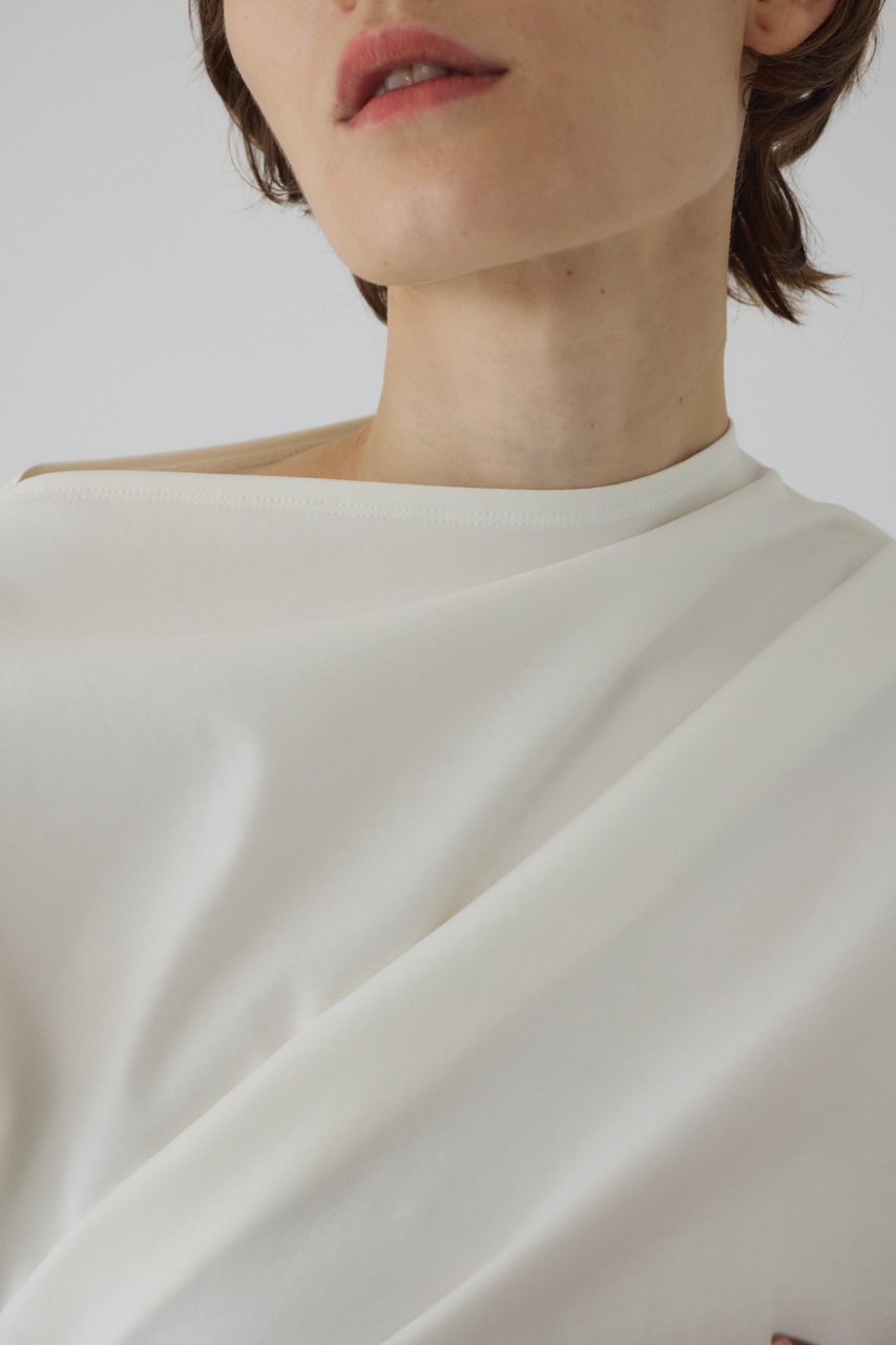 【リムアーク/RIM.ARK】のAsymmetry tuck cut tops/トップス 人気、トレンドファッション・服の通販 founy(ファニー) ファッション Fashion レディースファッション Fashion for Women トップス・カットソー Cut & Sew Tops シャツ・ブラウス・オフィスカジュアル Elegant Blouses & Button-Ups ロングTシャツ・Tシャツ Longline T-Shirts & Tees カットソー・ベーシックTシャツ Cut-and-Sewn Tops / Stretch Tees & Basics アシンメトリー Asymmetrical Style カットソー Cut and Sewn Top ショート Short, Short Length スマート Smart, Elegant スリーブ Sleeve, Long Sleeve / Short Sleeve セットアップ Set-Up, Coordinated Outfit ドレープ Drape, Draping Fabric モダン Modern, Contemporary other-5|ID: prp329100004899760 ipo3291000000036706175