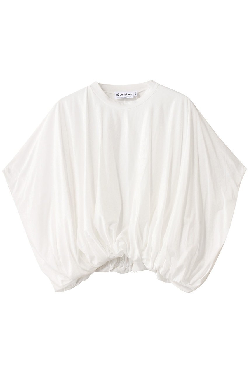 【ナゴンスタンス/nagonstans】のSheer Jersey バルーンクロップドT/SH Tシャツ インテリア・キッズ・メンズ・レディースファッション・服の通販 founy(ファニー) 　ファッション　Fashion　レディースファッション　Fashion for Women　トップス・カットソー　Cut & Sew Tops　シャツ・ブラウス・オフィスカジュアル　Elegant Blouses & Button-Ups　ロングTシャツ・Tシャツ　Longline T-Shirts & Tees　カットソー・ベーシックTシャツ　Cut-and-Sewn Tops / Stretch Tees & Basics　おすすめ　Recommended / Our Picks　ショート　Short, Short Length　スリーブ　Sleeve, Long Sleeve / Short Sleeve　セットアップ　Set-Up, Coordinated Outfit　ルーズ　Loose, Oversized　ワイド　Wide, Wide Fit　Salt|ID: prp329100004899762 ipo3291000000036660240