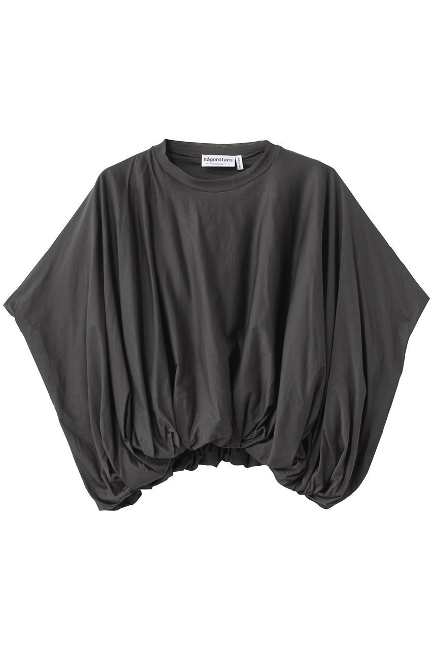 【ナゴンスタンス/nagonstans】のSheer Jersey バルーンクロップドT/SH Tシャツ インテリア・キッズ・メンズ・レディースファッション・服の通販 founy(ファニー) 　ファッション　Fashion　レディースファッション　Fashion for Women　トップス・カットソー　Cut & Sew Tops　シャツ・ブラウス・オフィスカジュアル　Elegant Blouses & Button-Ups　ロングTシャツ・Tシャツ　Longline T-Shirts & Tees　カットソー・ベーシックTシャツ　Cut-and-Sewn Tops / Stretch Tees & Basics　おすすめ　Recommended / Our Picks　ショート　Short, Short Length　スリーブ　Sleeve, Long Sleeve / Short Sleeve　セットアップ　Set-Up, Coordinated Outfit　ルーズ　Loose, Oversized　ワイド　Wide, Wide Fit　Cement|ID: prp329100004899762 ipo3291000000036660242