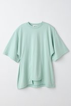 【エンフォルド/ENFOLD】のSHAPE T-SHIRT/Tシャツ 人気、トレンドファッション・服の通販 founy(ファニー) ファッション Fashion レディースファッション Fashion for Women トップス・カットソー Cut & Sew Tops シャツ・ブラウス・オフィスカジュアル Elegant Blouses & Button-Ups ロングTシャツ・Tシャツ Longline T-Shirts & Tees カットソー・ベーシックTシャツ Cut-and-Sewn Tops / Stretch Tees & Basics シェイプ Shape, Slim Fit ショート Short, Short Length スリーブ Sleeve, Long Sleeve / Short Sleeve リラックス Relax, Relaxed Fit エレガント 上品 Elegant thumbnail ライトグリーン|ID: prp329100004899765 ipo3291000000036660266