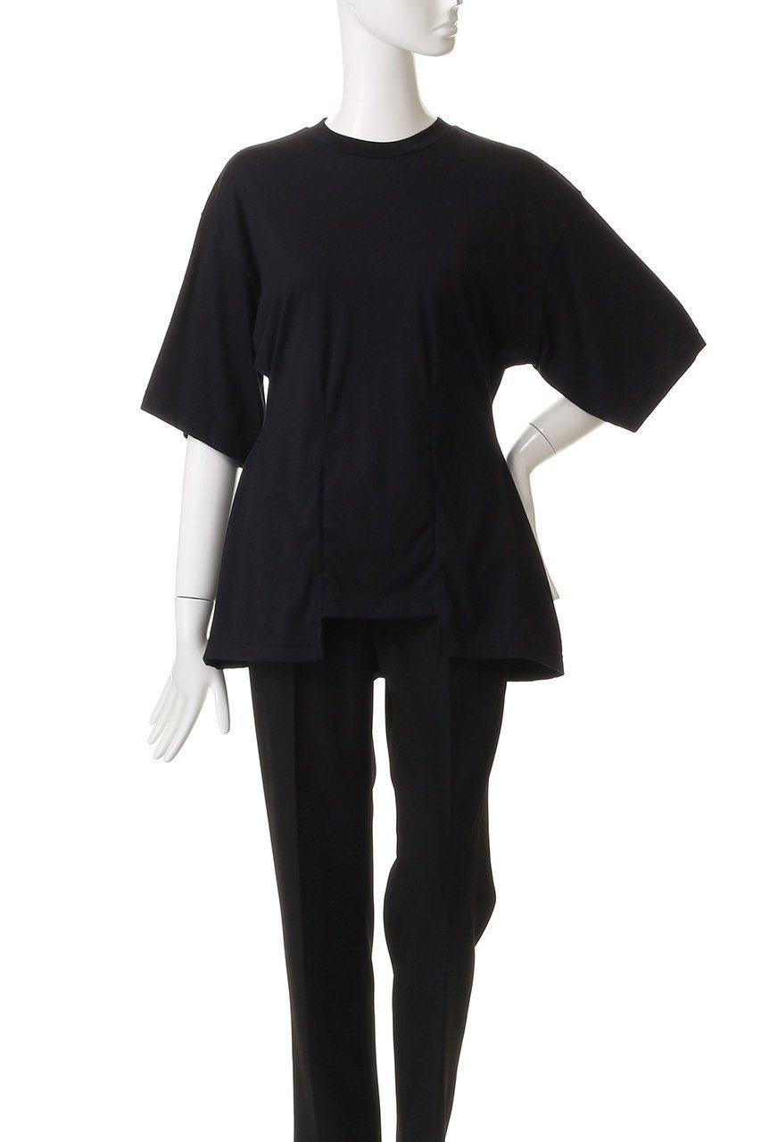 【エンフォルド/ENFOLD】のSHAPE T-SHIRT/Tシャツ 人気、トレンドファッション・服の通販 founy(ファニー) ファッション Fashion レディースファッション Fashion for Women トップス・カットソー Cut & Sew Tops シャツ・ブラウス・オフィスカジュアル Elegant Blouses & Button-Ups ロングTシャツ・Tシャツ Longline T-Shirts & Tees カットソー・ベーシックTシャツ Cut-and-Sewn Tops / Stretch Tees & Basics シェイプ Shape, Slim Fit ショート Short, Short Length スリーブ Sleeve, Long Sleeve / Short Sleeve リラックス Relax, Relaxed Fit エレガント 上品 Elegant other-2|ID: prp329100004899765 ipo3291000000036660268